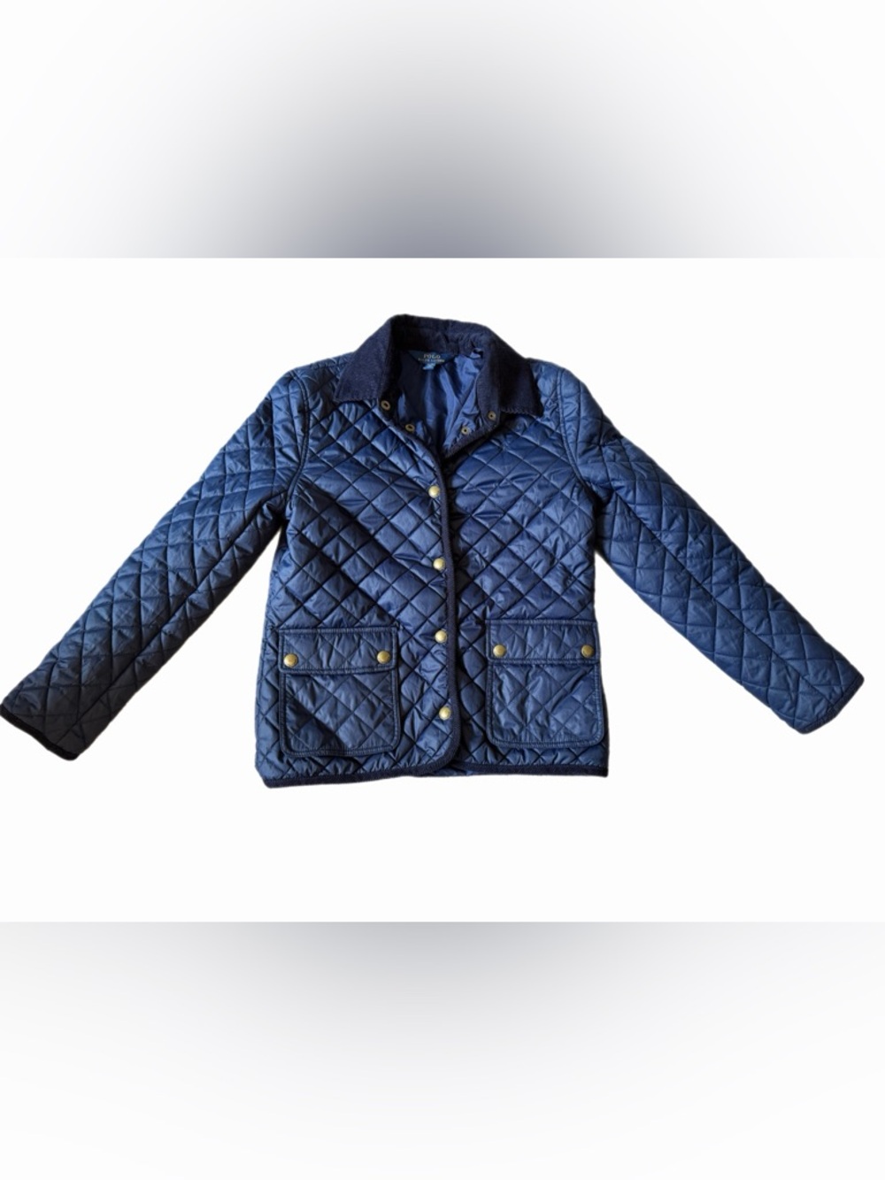 Polo by Ralph Lauren Kid’s Brown Corduroy Collar Jacket with Navy Lining Jacket